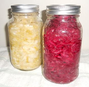 homemade sauerkraut