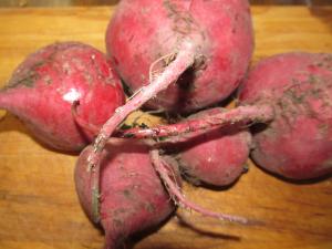 fresh beet roots